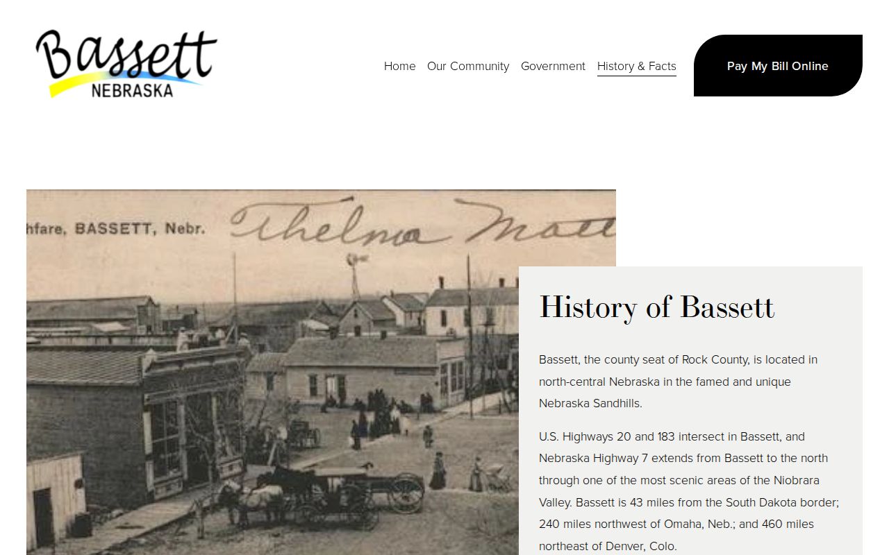 Bassett court docket county-seat history and court access route
